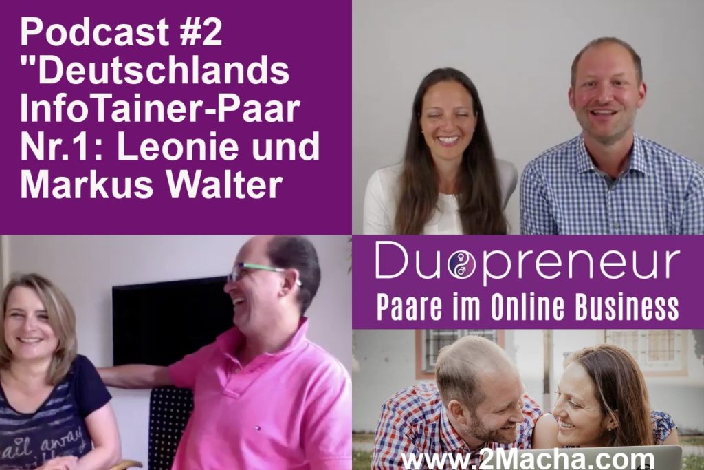 #2 Podcast Duopreneur-Leonie und Markus