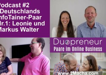 #2 Podcast Duopreneur-Leonie und Markus