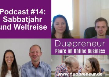 Duopreneur-Podcast #35: Mut zur Veränderung mit Design Thinking - Das Duo von Aha-Retreats im Interview