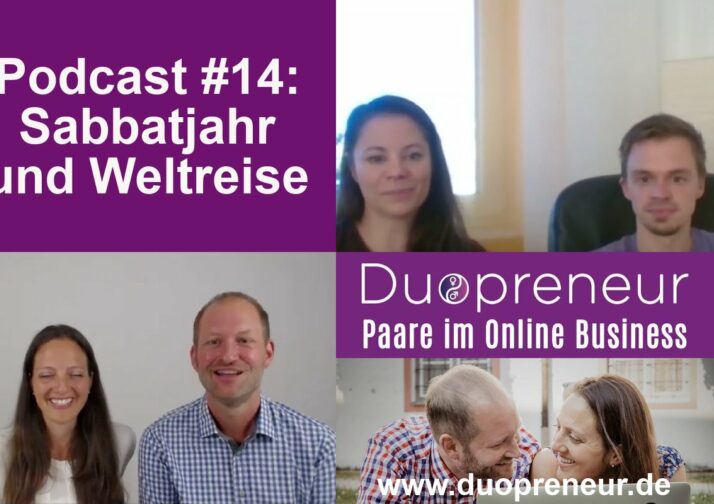 Duopreneur-Podcast #40: Einen eigenen Onlinekongress veranstalten - Teil 2- Interview mit Kristina und Andreas Frank