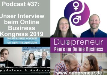 Duopreneur im Interview im Online Business Kongress